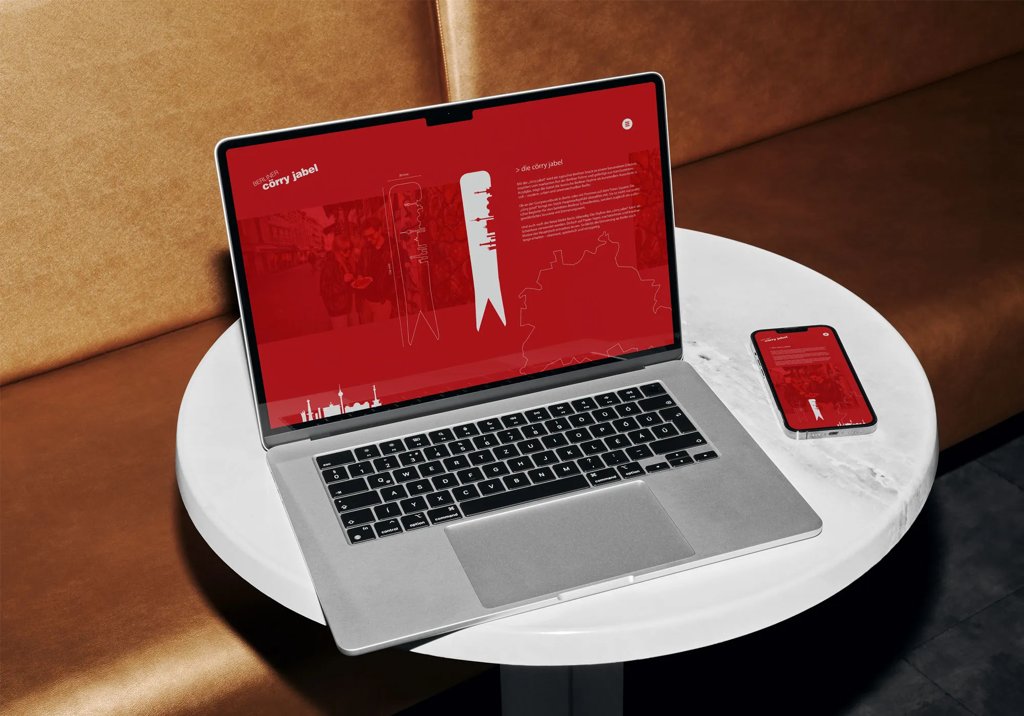 empegra - Responsive Webdesign für eine Marke auf Laptop und Smartphone mit modernem Corporate Design